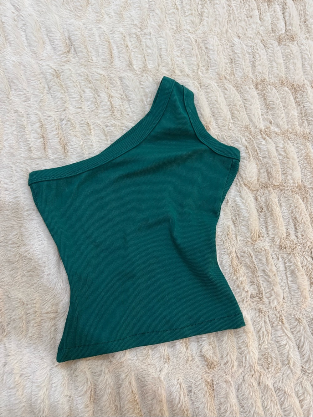 MYOUTFITONLINE GREEN OFF SHOULDER OPEN BACK TANK TOP